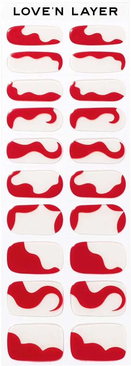 Love'n Layer  Abstraction Layers Grape Red