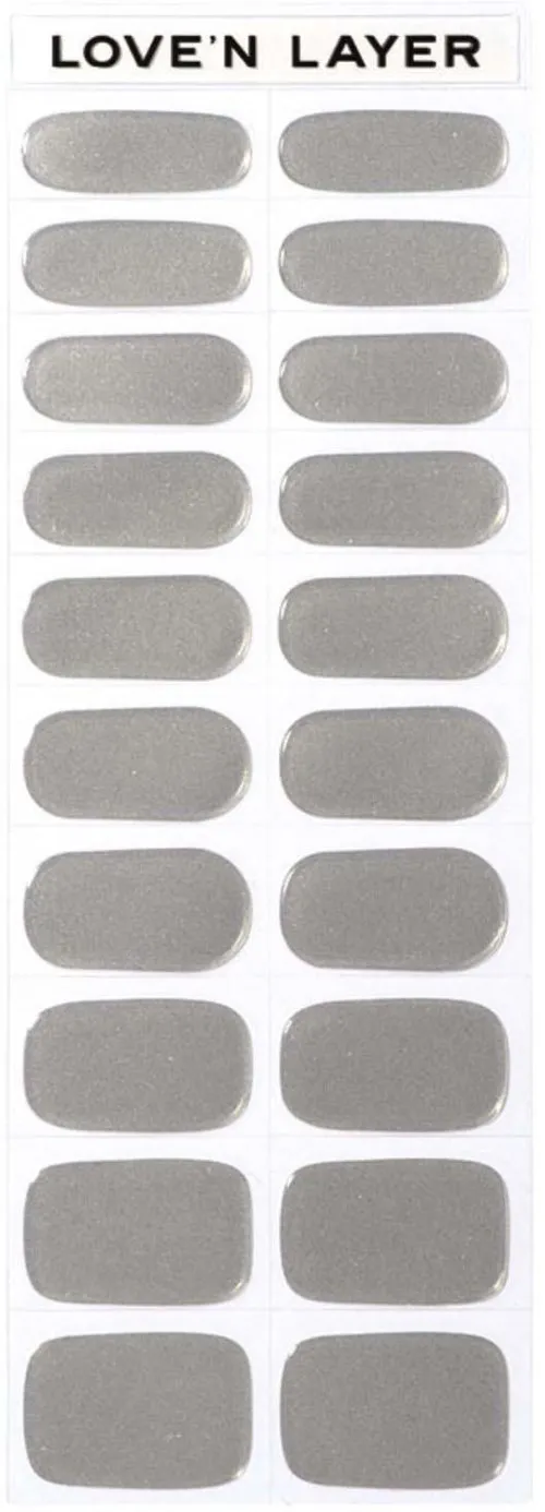 Love'n Layer Metallic Shiny Steel