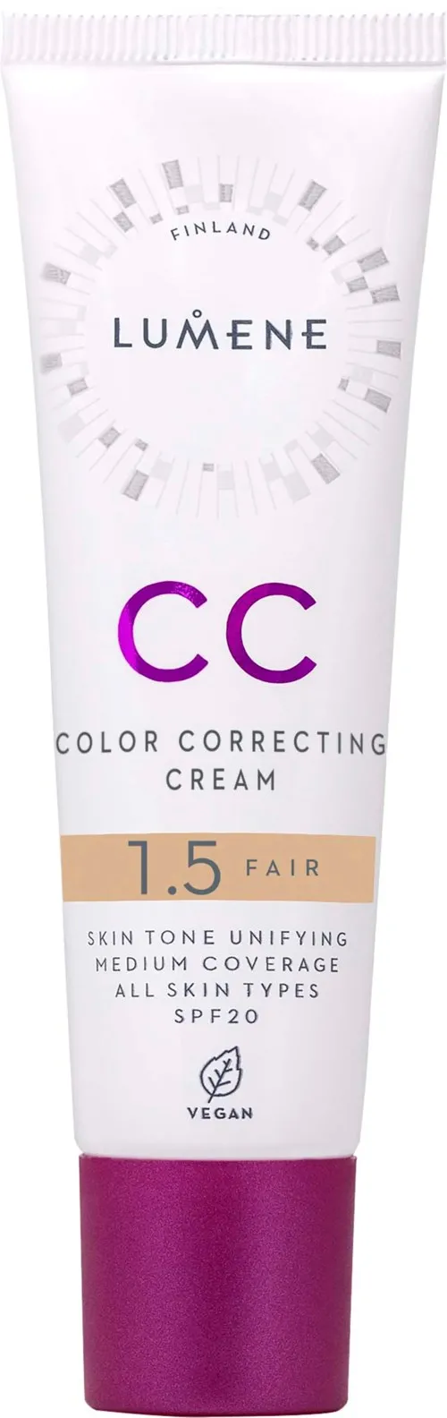 Lumene CC Color Correcting Cream SPF20 1.5 Fair