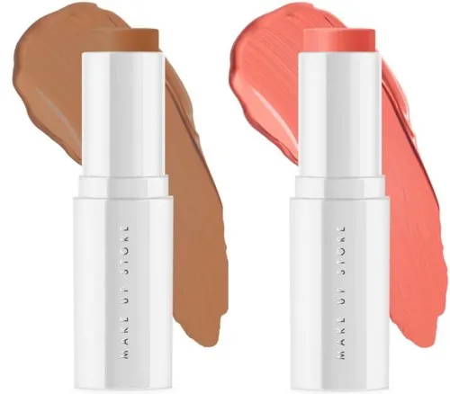 Make Up Store Superior Face Stick Duo Midnight Bronze & Soft Coral