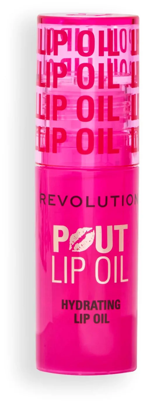 Revolution Beauty London Pout Lip Oil Raspberry Pink