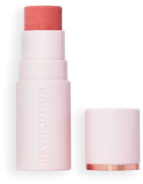 Revolution Beauty London Skin Silk Marble Blush Stick Peachy Pink