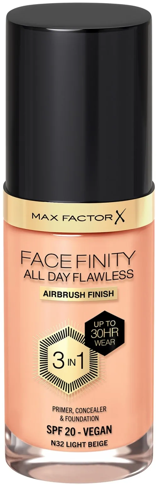 Max Factor Facefinity All Day Flawness 3in1 Liquid Foundation 2 Light beige