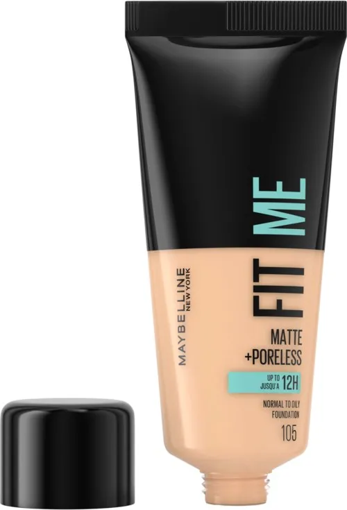 Maybelline New York Fit Me Matte + Poreless Foundation 105 Natural Ivory