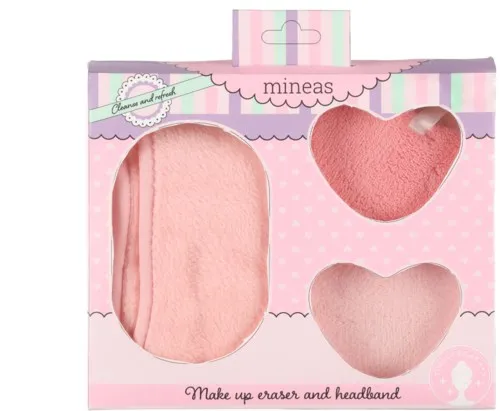 Mineas Make Up Eraser And Headband Set 3 Parts Multicolored