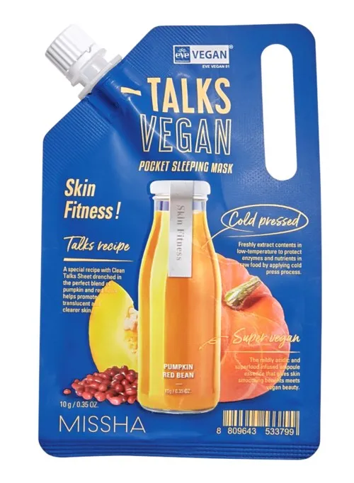 MISSHA Talks Vegan Squeeze Pocket Sleeping Mask