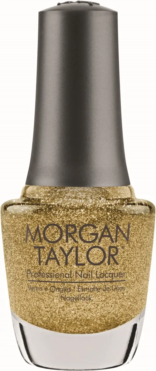 Morgan Taylor Nail Lacquer Glitter & Gold