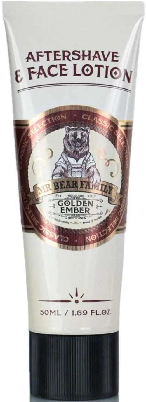 Mr Bear Family Golden Ember Aftershave & Face Lotion 50 ml