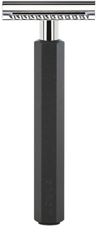 Mühle Hexagon Safety Razor Anodised Aluminum Graphite