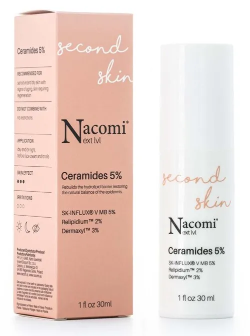 Nacomi Next Level Second Skin Ceramides 5% 30 ml