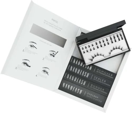 Nanolash DIY Eyelash Extensions Starter Kit Flirty