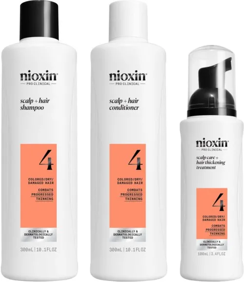 Nioxin System 4 Loyalty Kit for Colored Thinning Hair