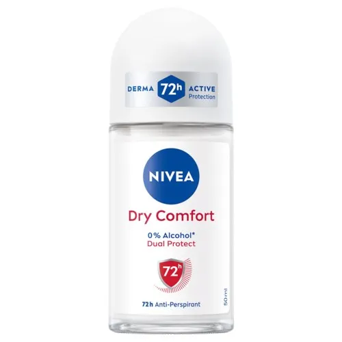 NIVEA Antiperspirant Deo Roll on Dry Comfort 50 ml