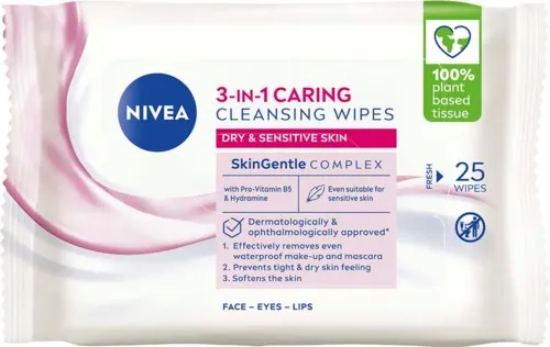 NIVEA Cleansing Gentle Cleansing Wipes 200 ml