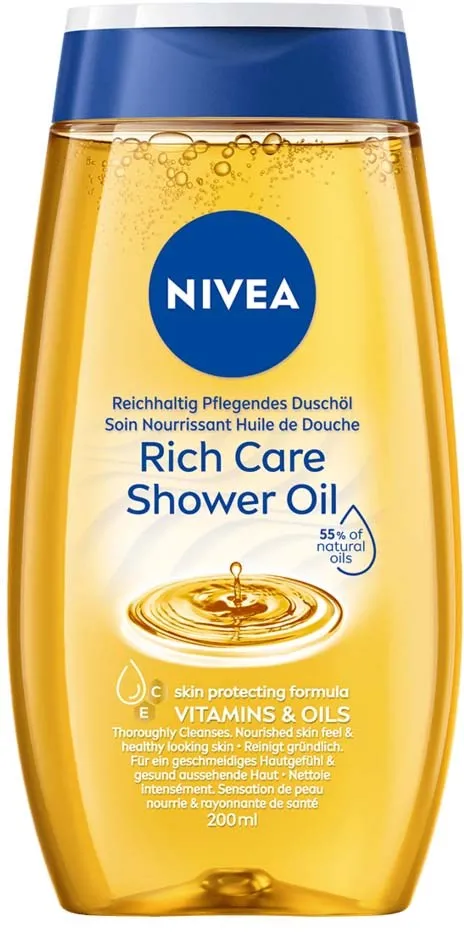 NIVEA Rich Caring Shower Oil 200 ml