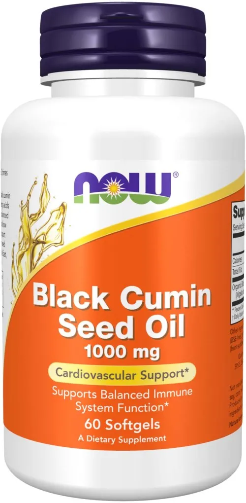 NOW Black Cumin Seed Oil 1000 Mg 60 St.