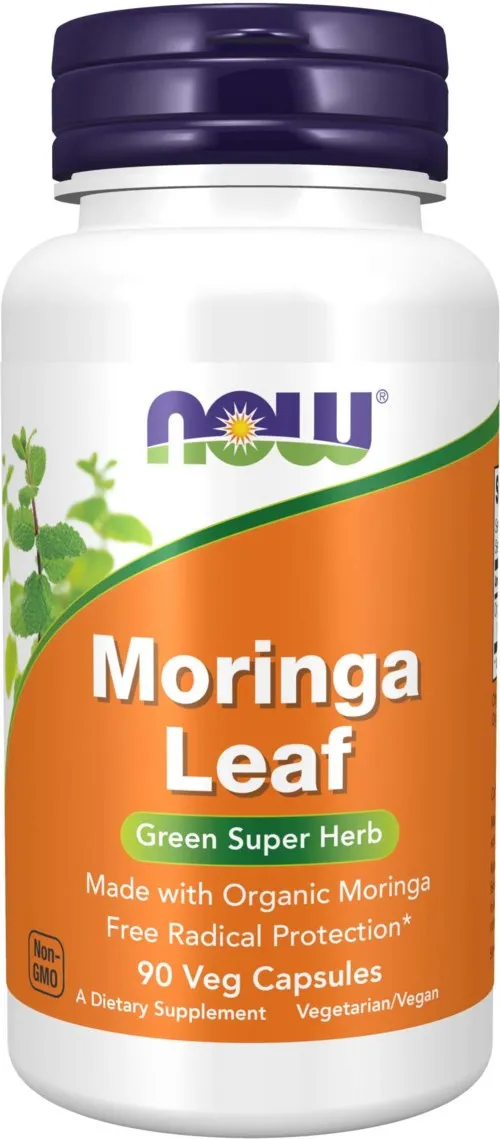 NOW Org Moringa Leaf 400 mg 90 St.