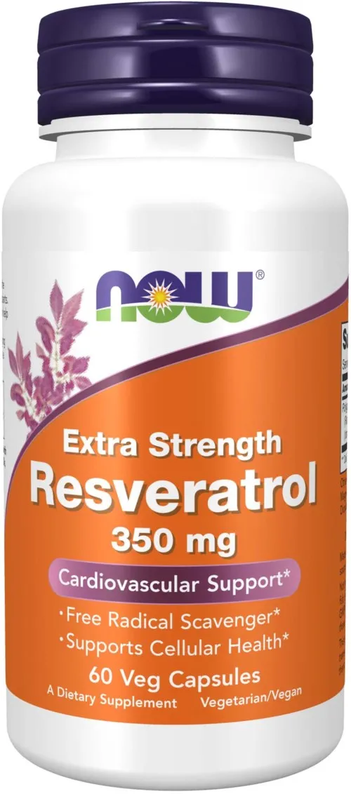 NOW  Resveratrol Extra Strength 350 Mg 60 St.