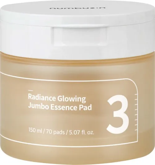 numbuzin No.3 Radiance Glowing Jumbo Essence Pad (70 pads) 150 ml