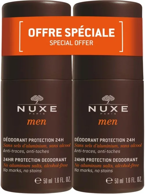 Nuxe Men 24HR Protection Deodorant Duopack