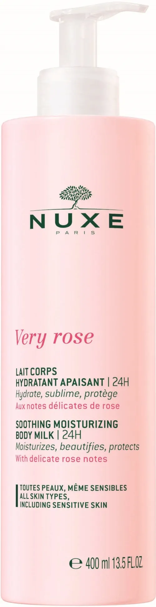 Nuxe Very rose Soothing Moisturizing Body Milk 24H 400 ml