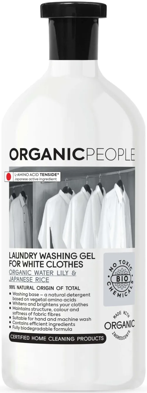 Organic People Laundry Washing Gel For White Clothes 1000 ml
