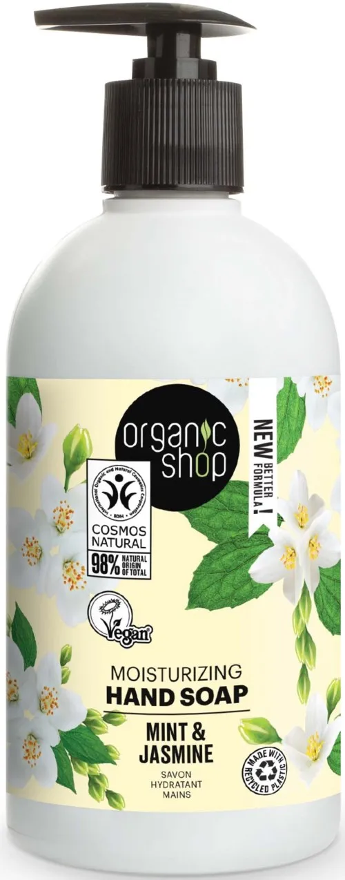Organic Shop Hand Soap Mint & Jasmine 500 ml
