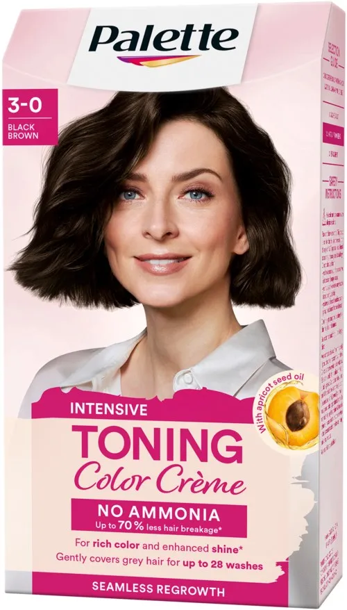 Schwarzkopf Palette Intensive Toning Color Crème 3-0 Black Brown