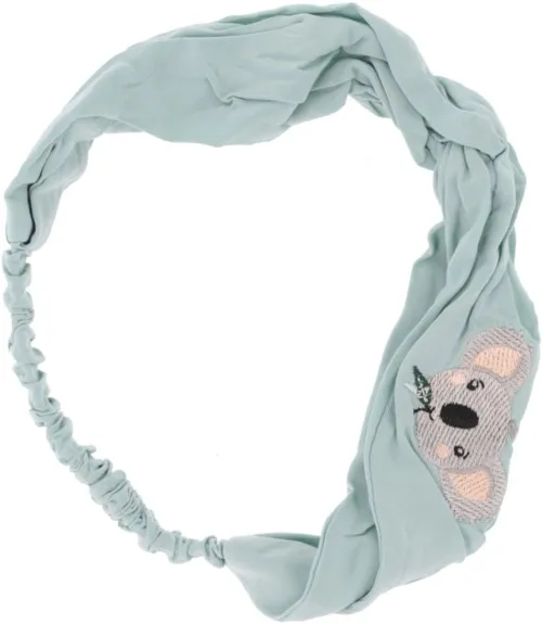 Parsa Beauty Nature Kids Karlo Headband In Bamboo Viscose With Koala Mint