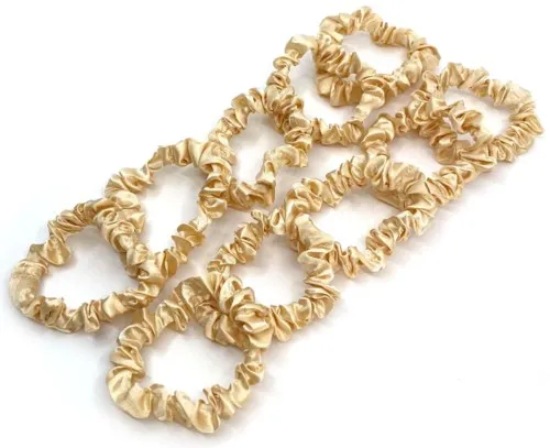 PIPOL BAZAAR Skinny Scrunchie 10pcs Beige