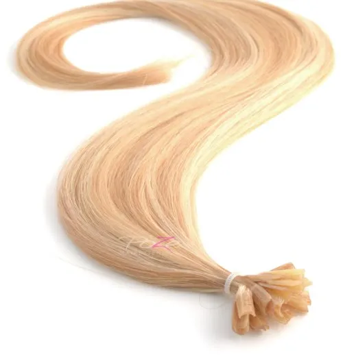 Poze Hairextensions Keratin Premium Extensions 60 cm P12NA/10B Sunkissed Blonde