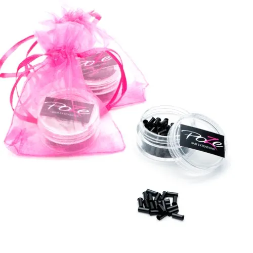 Poze Hairextensions Magic Rings 100 st Black