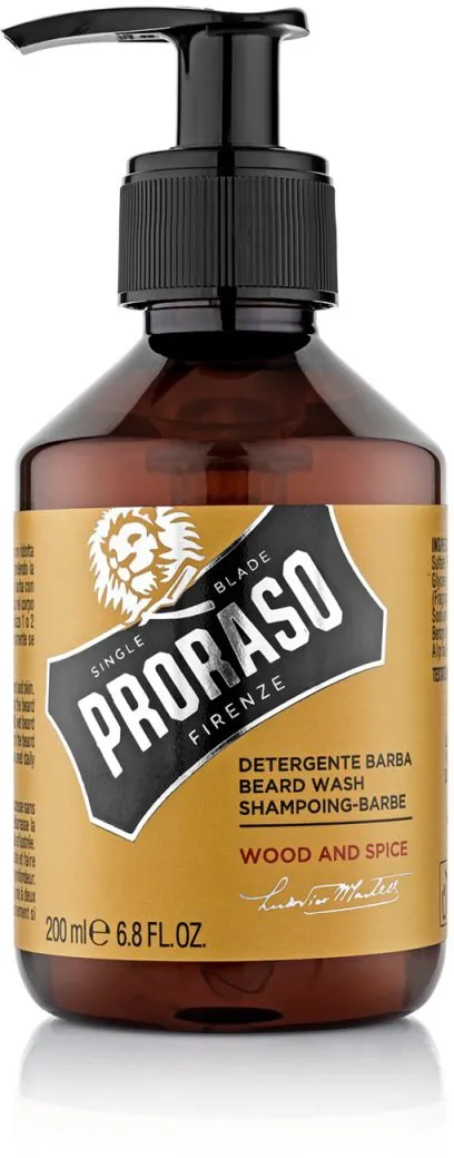 Proraso Wood & Spice Beard Schampo 200 ml