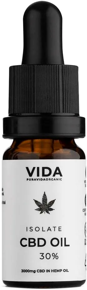 Pura Vida Isolate CBD Oil 30%, 10ml 10 ml