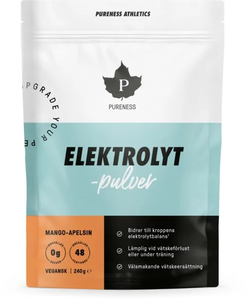 Pureness Elektrolytpulver Mango Apelsin 240 g