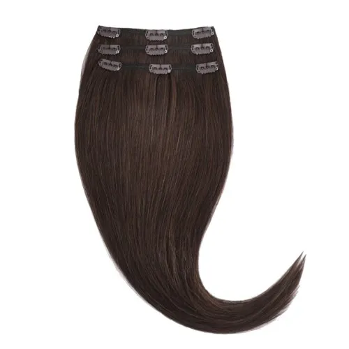 Rapunzel of Sweden Classic Clip-ins Straight / Light Volume / 3 pieces 50 cm 2.3 Chocolate Brown