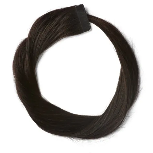 Rapunzel of Sweden Tape-on extensions Classic 4 Premium Tape Extensions 30 cm Straight 1.2 Black Brown