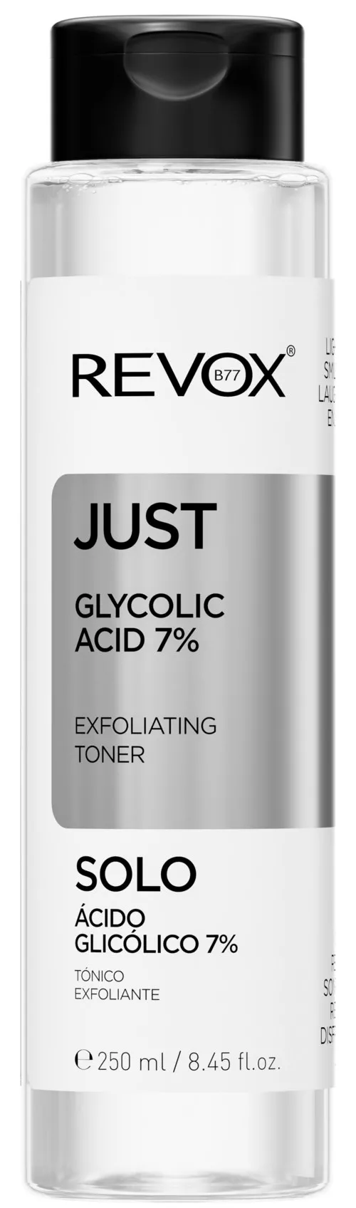 Revox JUST Glycolic Acid 7% Exfoliating Toner 250 ml