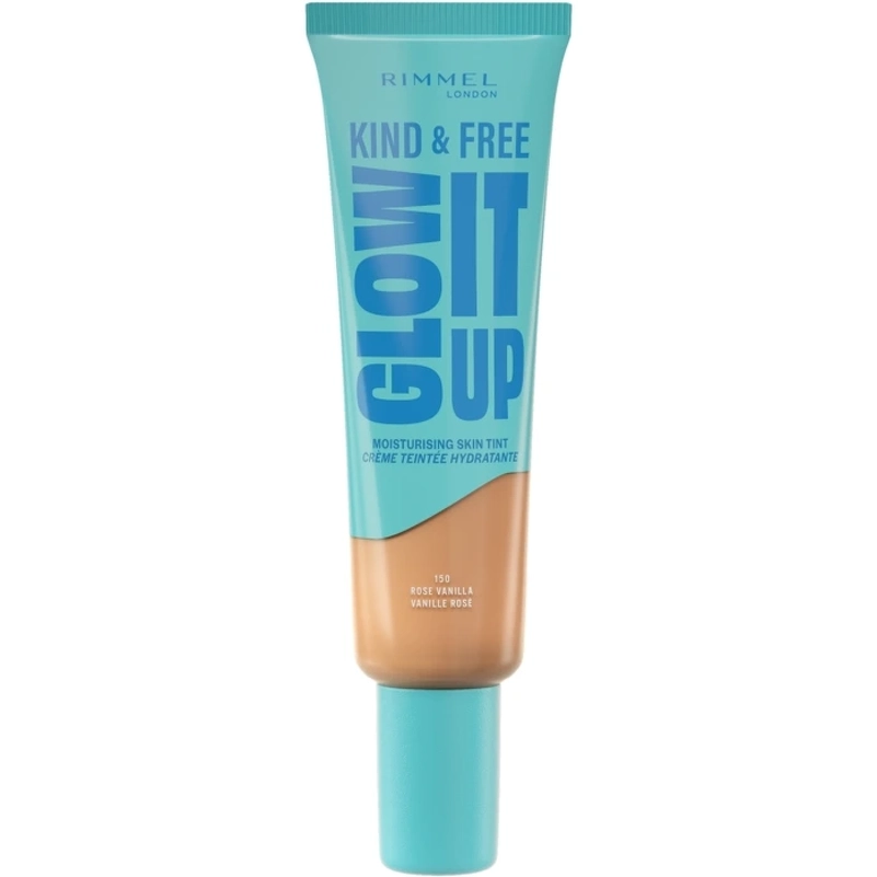 RIMMEL Kind & Free Glow It Up Skin Tint 30 ml - 150 Rose Vanilla