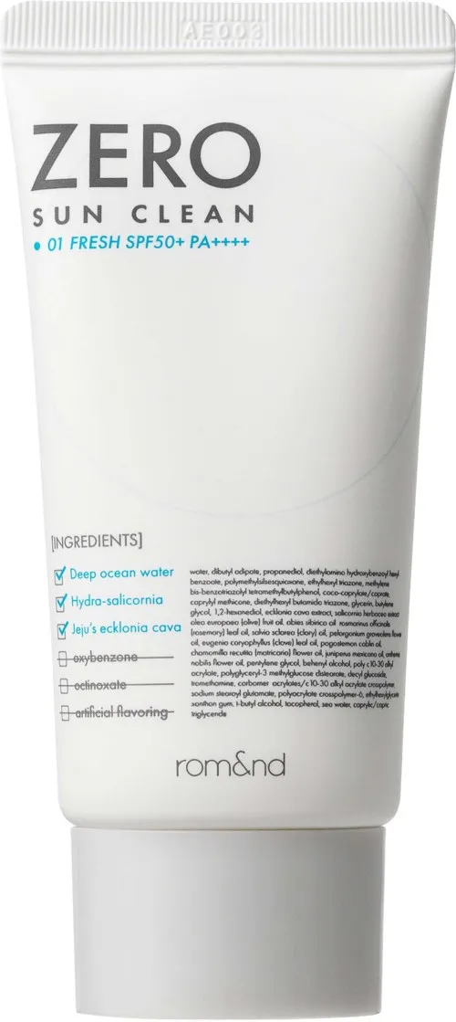 rom&nd Zero Sun Clean 01 Fresh