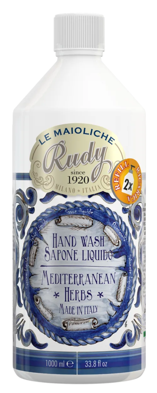 Rudy Midterraenan Herbs Le Maioliche Hand Wash Refill 1000 ml