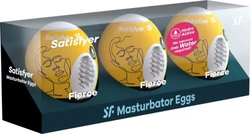 Satisfyer Masturbator Egg Set Fierce 3 St.