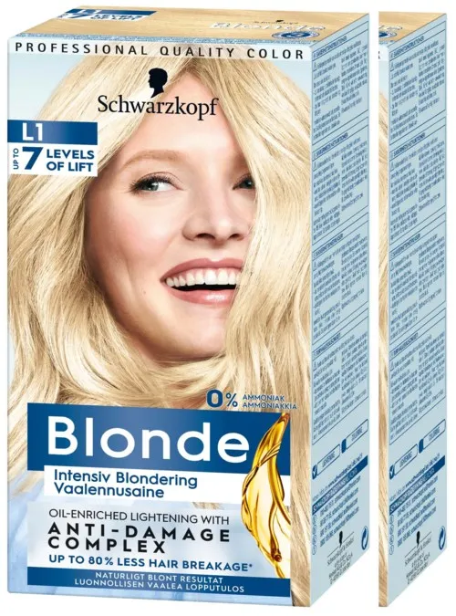 Schwarzkopf Blonde L1 Intensiv Blondering-2 pack