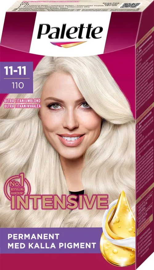 Schwarzkopf Palette Intensive Creme Coloration  11-11 Ultra Titanium Blonde