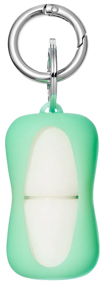 GLOW CASE Keychain Green