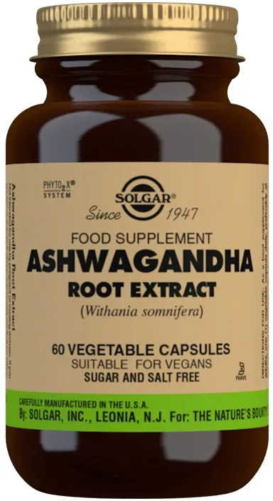 Solgar Ashwagandha Root Extract Vegetable Capsules 60 St.