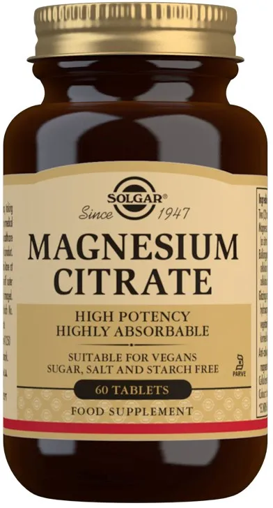 Solgar Magnesium Citrate Tablets 60 St.