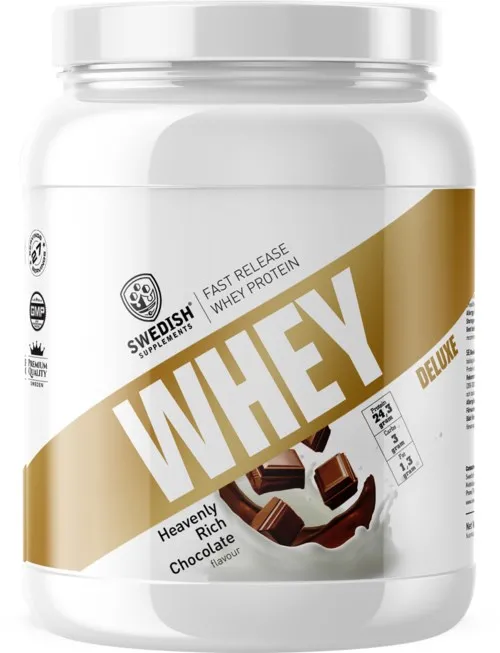 Swedish Supplements Whey Protein Deluxe Heavenly Rich Chocolate 900 g