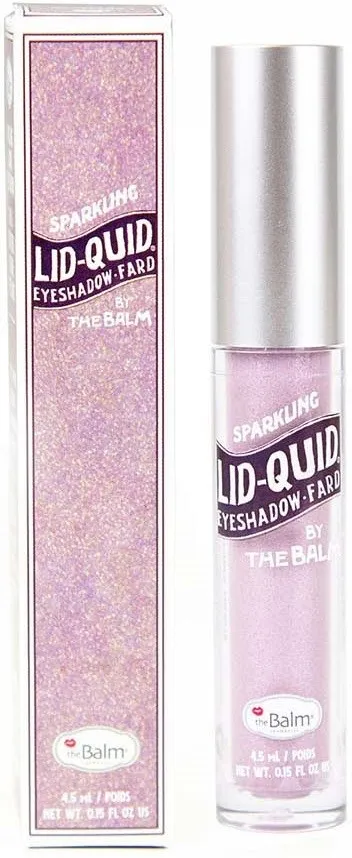 the Balm Lid Quid Sparkling Liquid Eyeshadow Lavender Mimosa