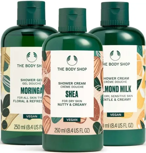 The Body Shop Nutty & Floral Shower Bundle